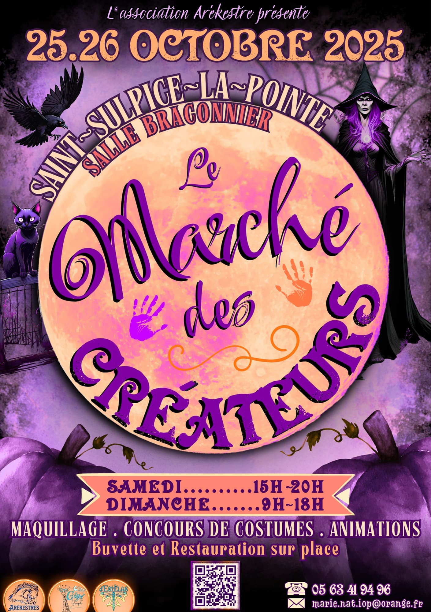 Projet Marché des Créateurs 2025 - Conception Visuelle réalisé pour L'Association Arékestres